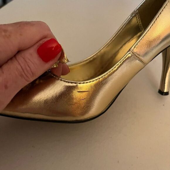 Qupid gold Selene high heels 6M - Picture 5 of 5